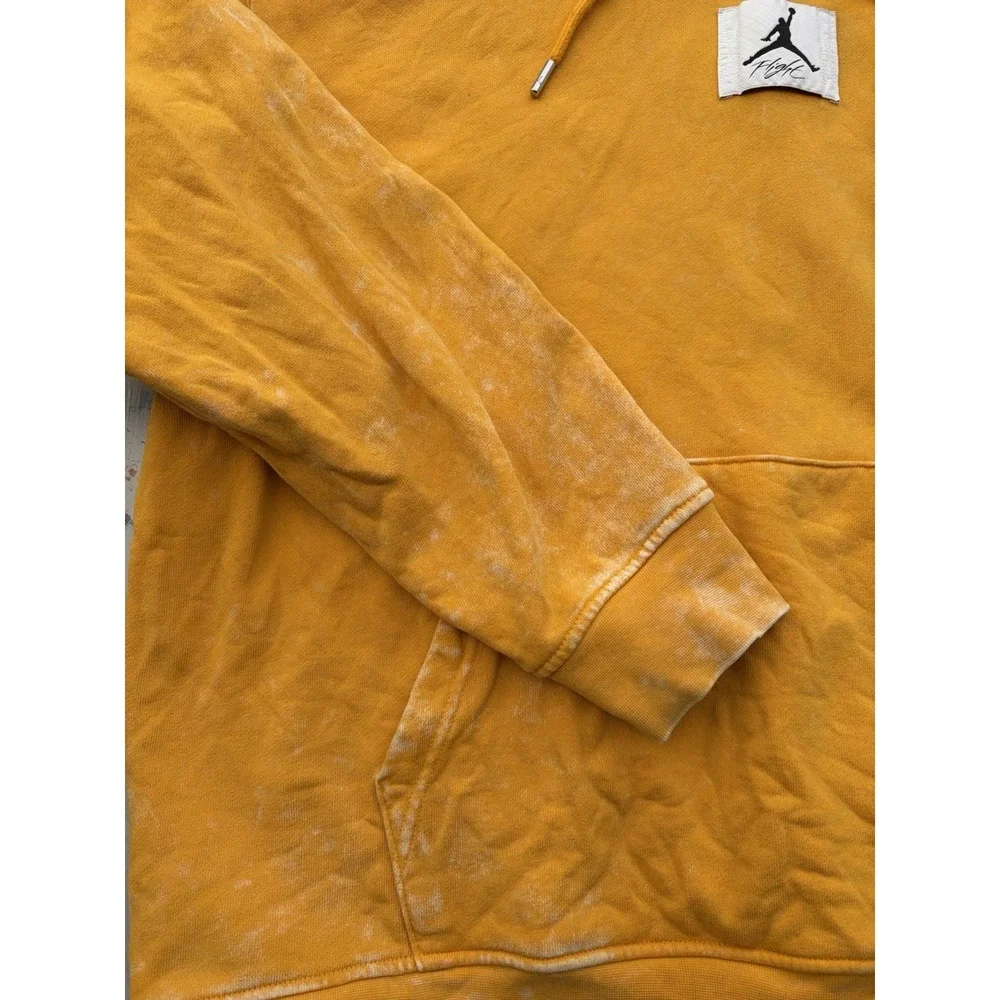 Men's Air Jordan Hoodie Yellow Jumpman 2XL Icon Bulls NBA Dunk Chicago Flight
